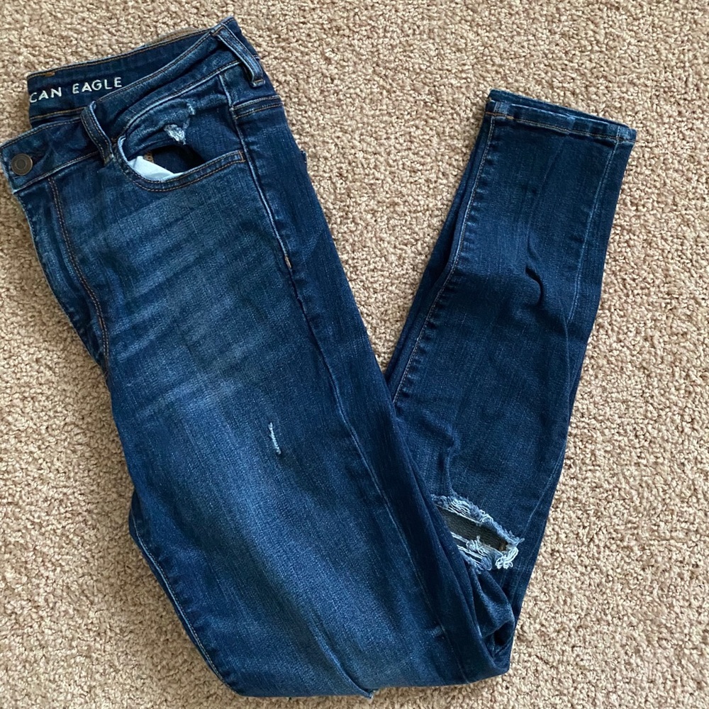 American Eagle highest rise jegging